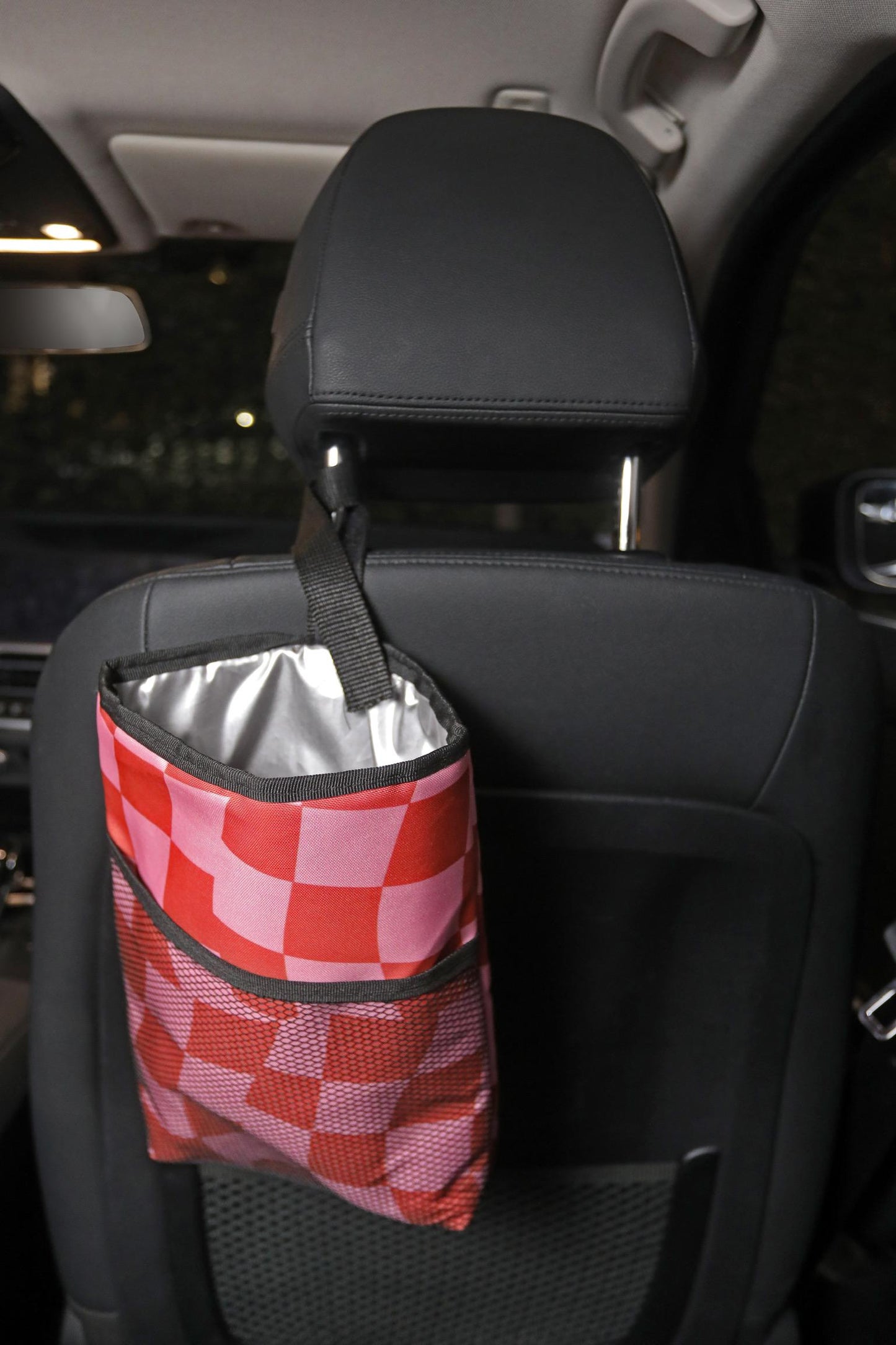 Pink Storage Car Bag