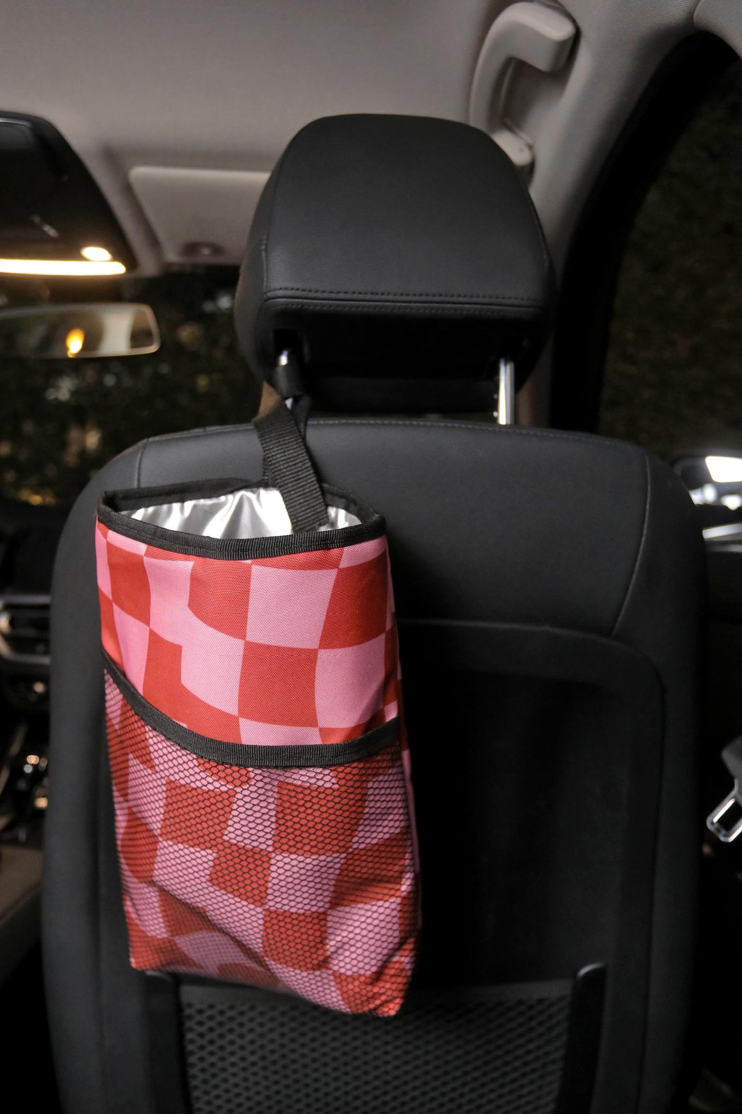 Pink Storage Car Bag