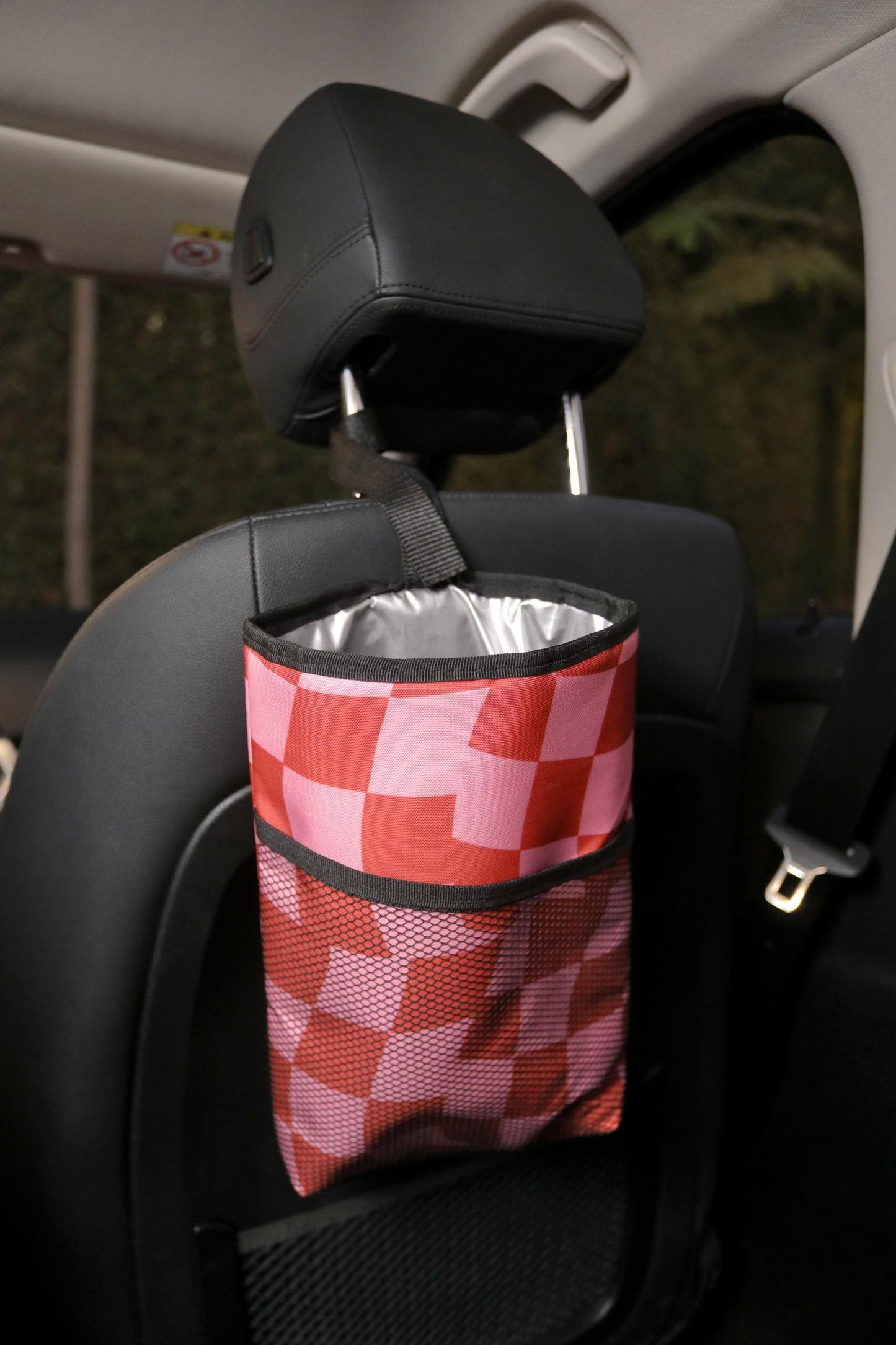 Pink Storage Car Bag