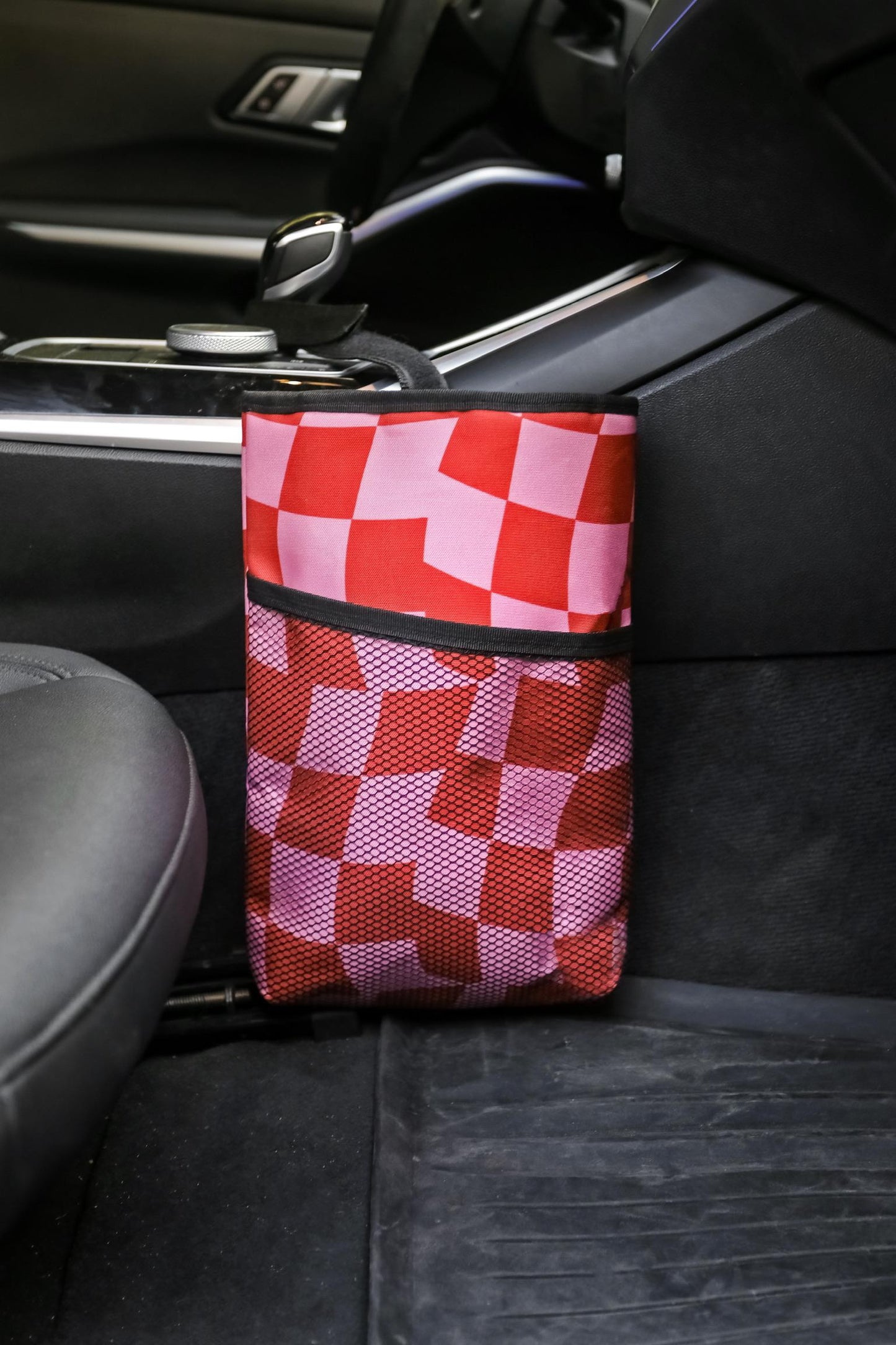 Pink Storage Car Bag