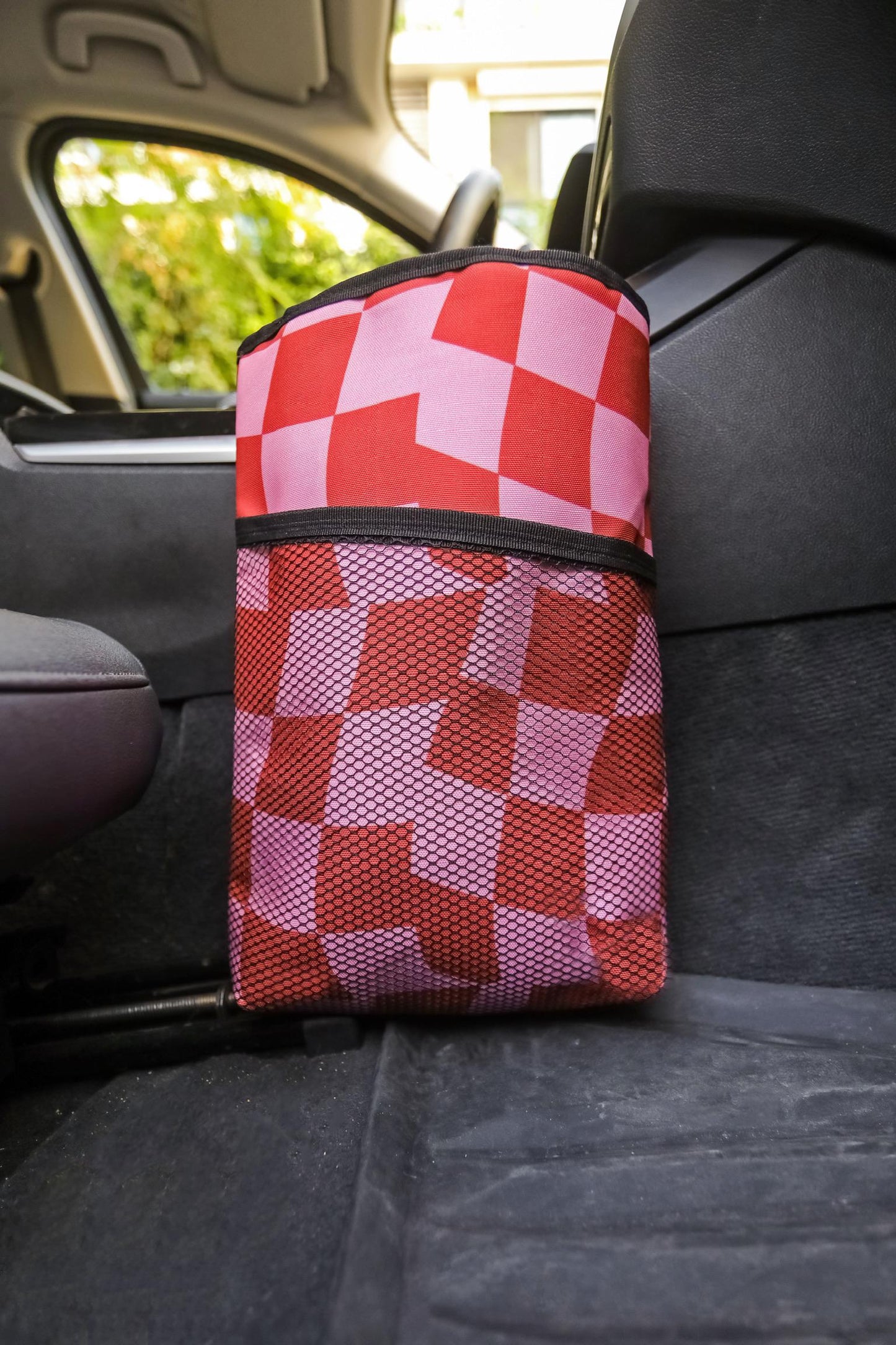 Pink Storage Car Bag