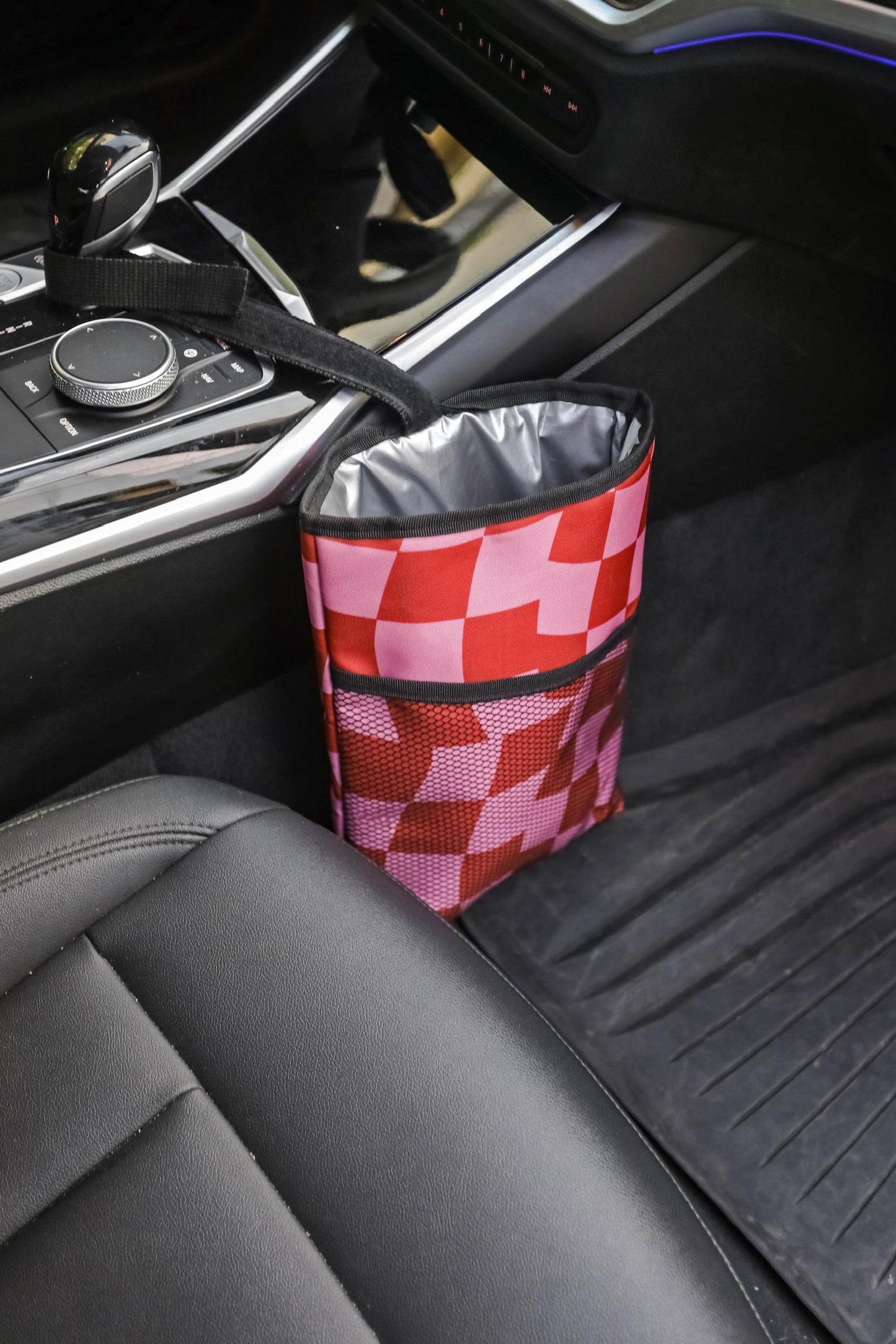 Pink Storage Car Bag