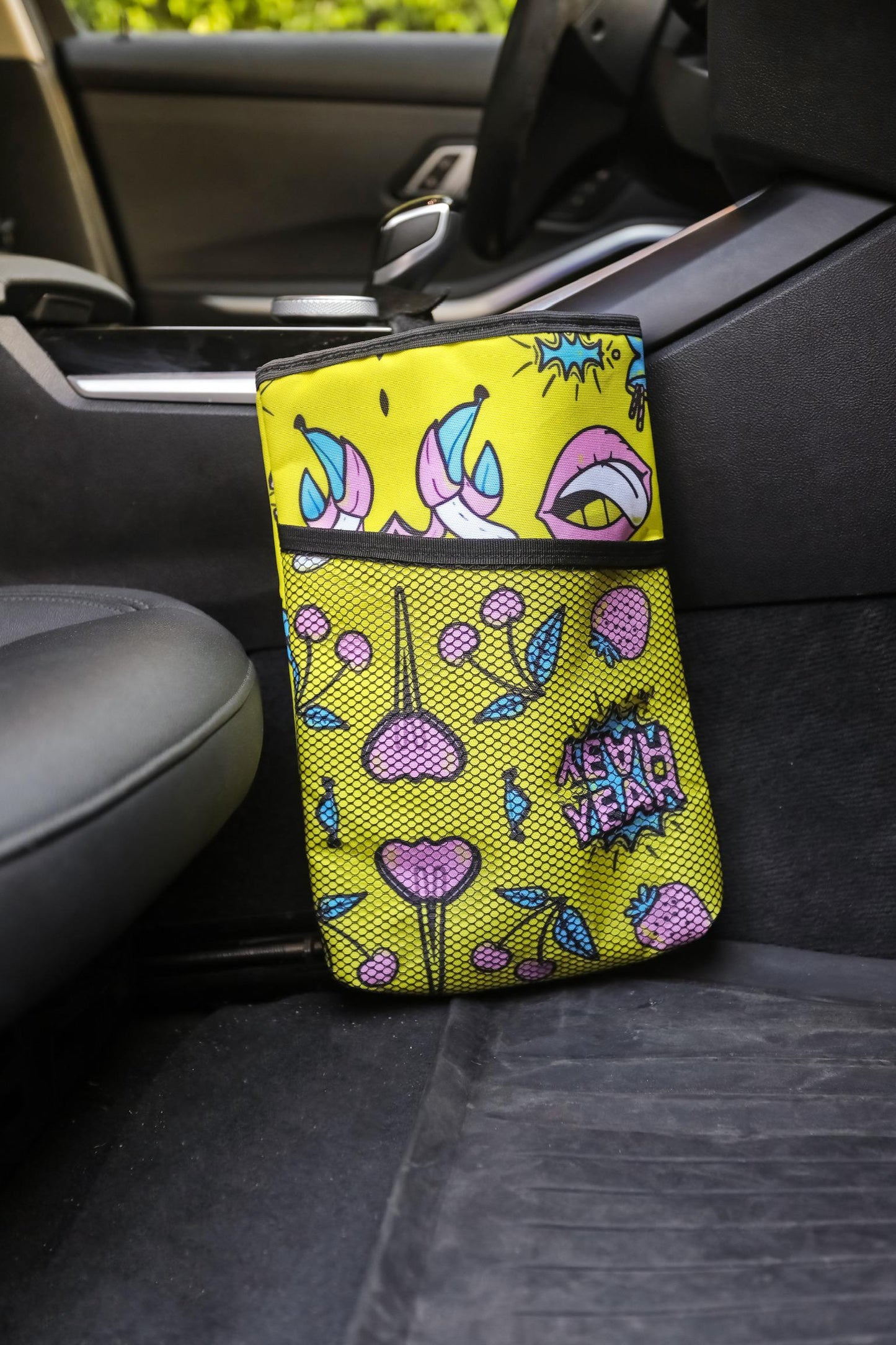 Yellow Storage Car Bag