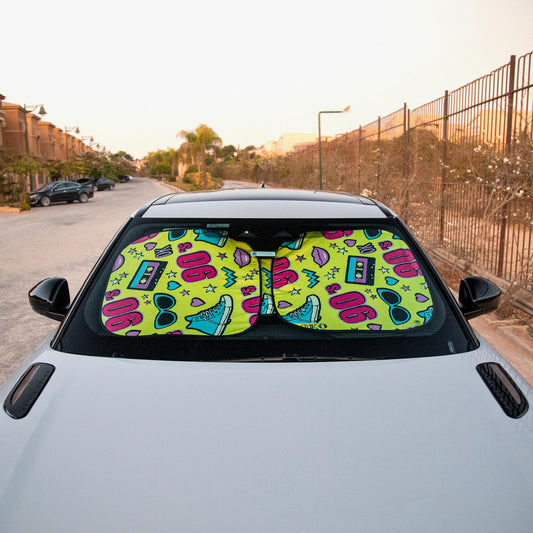 90s Car Sunshade