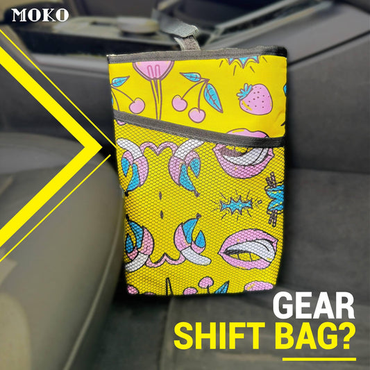 Yellow Storage Car Bag