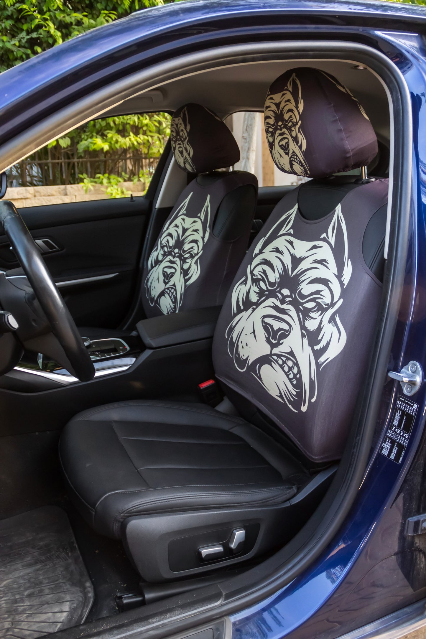 Angry Bulldog – Car Seat Set