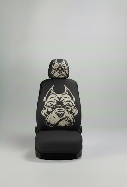Angry Bulldog – Car Seat Set