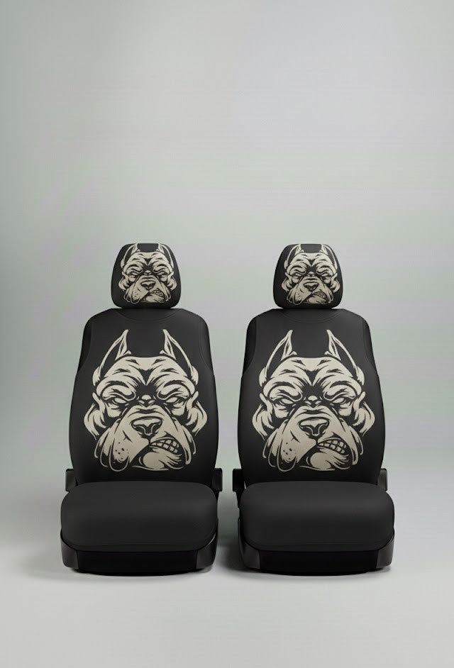 Angry Bulldog – Car Seat Set
