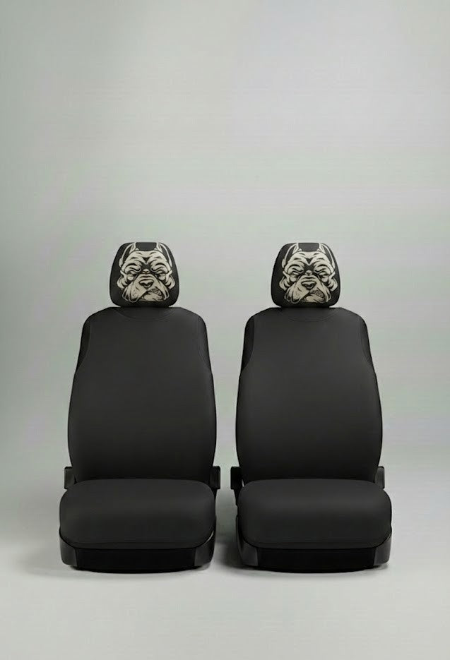 Angry Bulldog – Car Seat Set